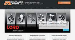 Desktop Screenshot of midatlanticrubber.com